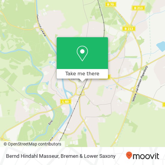 Bernd Hindahl Masseur map