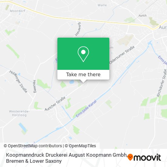 Koopmanndruck Druckerei August Koopmann Gmbh map