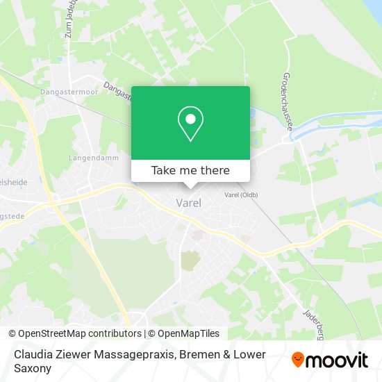 Claudia Ziewer Massagepraxis map