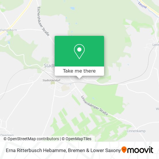 Erna Ritterbusch Hebamme map