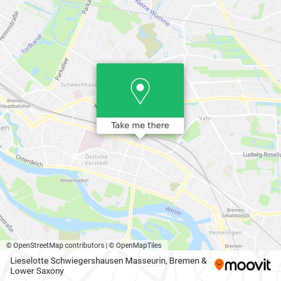 Lieselotte Schwiegershausen Masseurin map