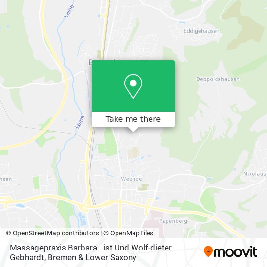 Massagepraxis Barbara List Und Wolf-dieter Gebhardt map