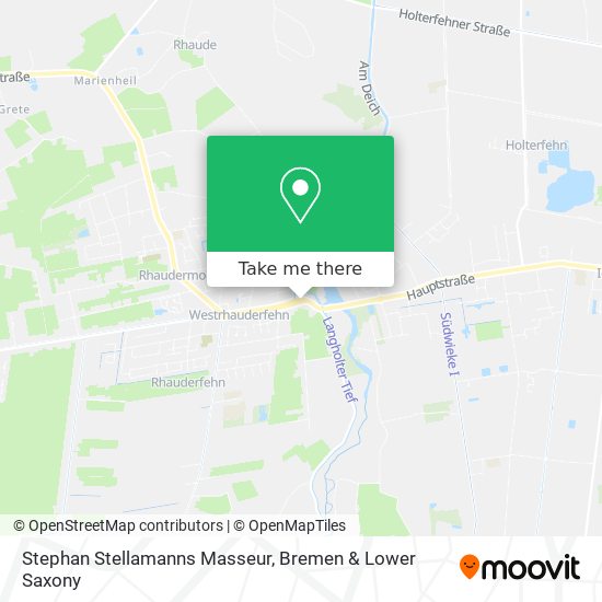Stephan Stellamanns Masseur map