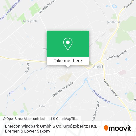 Enercon Windpark Gmbh & Co. Großzöberitz I Kg map