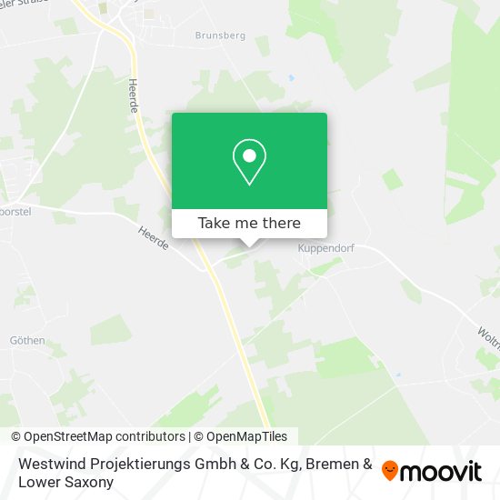 Westwind Projektierungs Gmbh & Co. Kg map