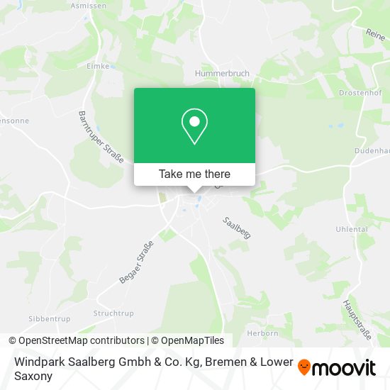Windpark Saalberg Gmbh & Co. Kg map
