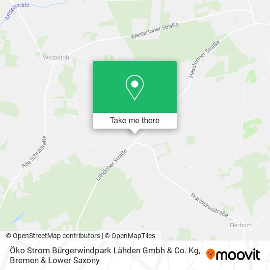 Öko Strom Bürgerwindpark Lähden Gmbh & Co. Kg map