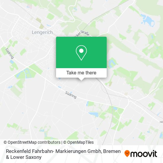 Reckenfeld Fahrbahn- Markierungen Gmbh map