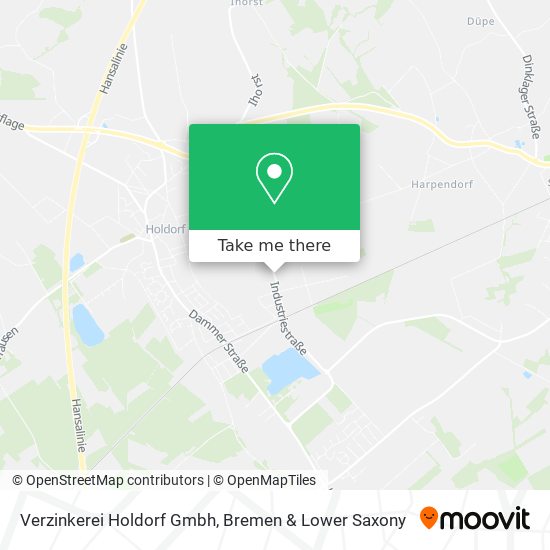 Verzinkerei Holdorf Gmbh map