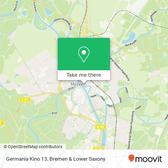Карта Germania Kino 13