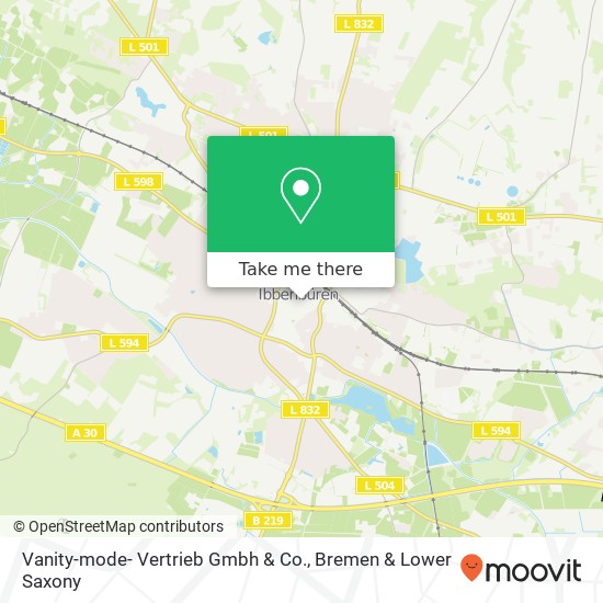 Vanity-mode- Vertrieb Gmbh & Co. map