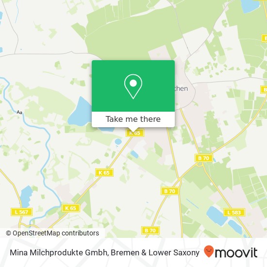 Mina Milchprodukte Gmbh map