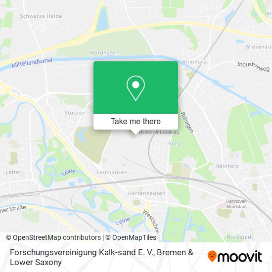 Forschungsvereinigung Kalk-sand E. V. map