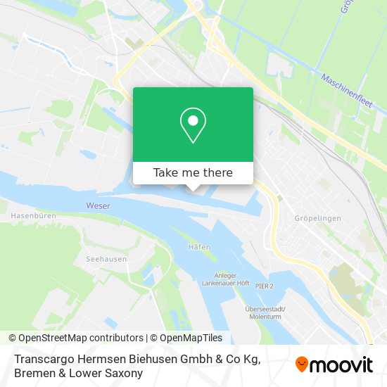 Transcargo Hermsen Biehusen Gmbh & Co Kg map