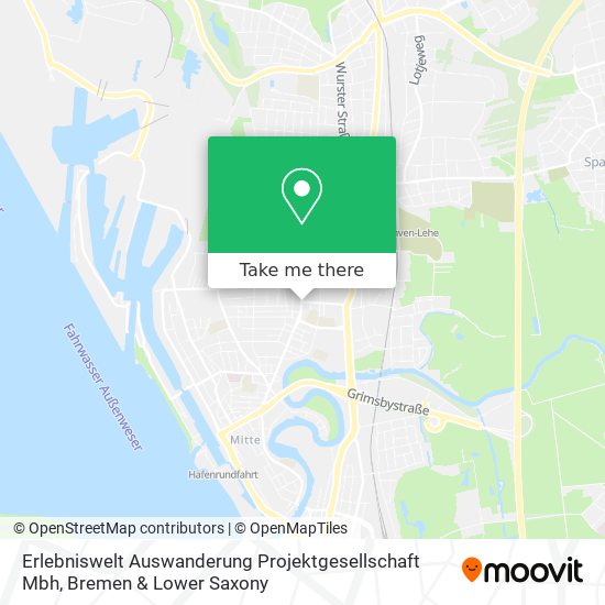 Erlebniswelt Auswanderung Projektgesellschaft Mbh map