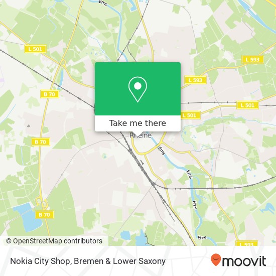 Nokia City Shop map