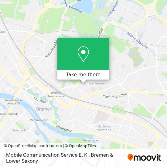 Mobile Communication Service E. K. map