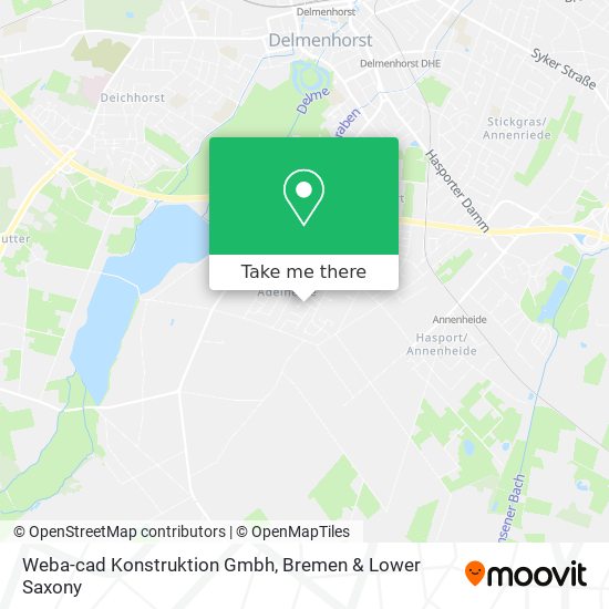 Weba-cad Konstruktion Gmbh map