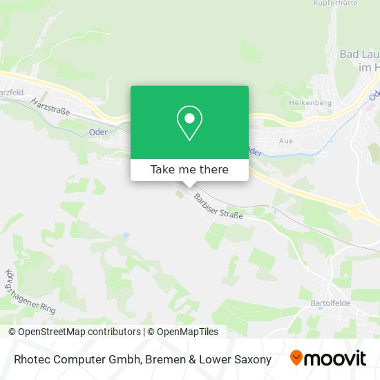 Rhotec Computer Gmbh map