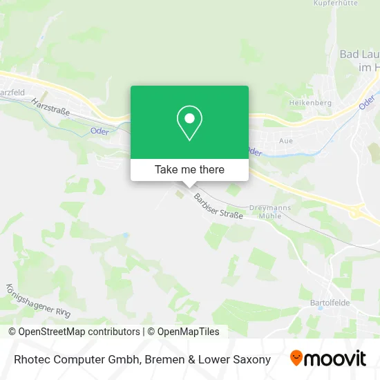 Rhotec Computer Gmbh map