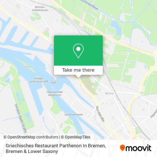 Griechisches Restaurant Parthenon In Bremen map
