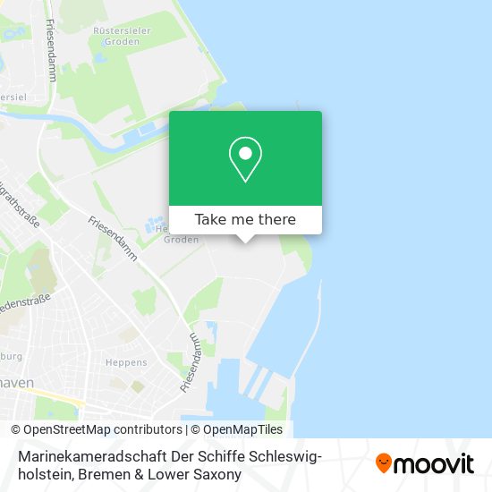 Marinekameradschaft Der Schiffe Schleswig-holstein map