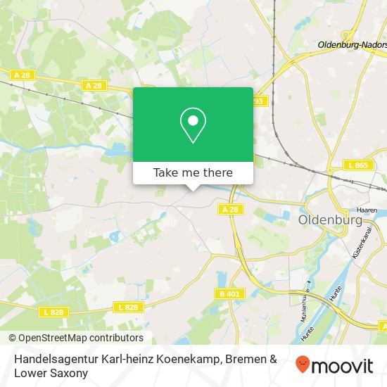 Handelsagentur Karl-heinz Koenekamp map