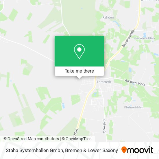 Staha Systemhallen Gmbh map
