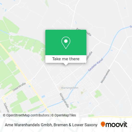 Ame Warenhandels Gmbh map
