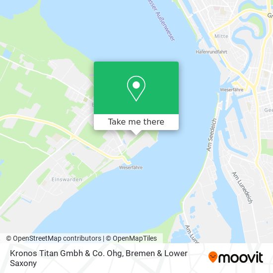 Kronos Titan Gmbh & Co. Ohg map