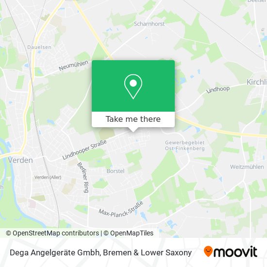 Dega Angelgeräte Gmbh map