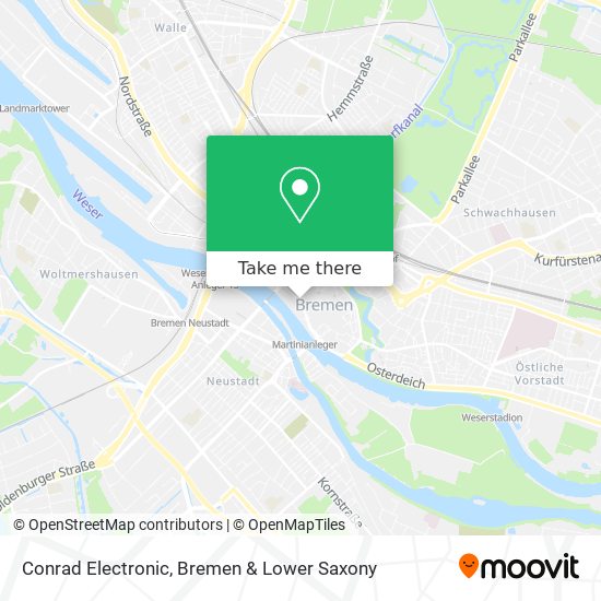 Conrad Electronic map