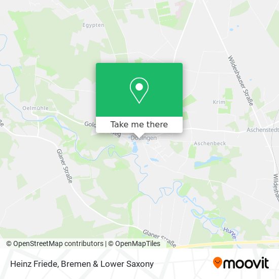 Heinz Friede map