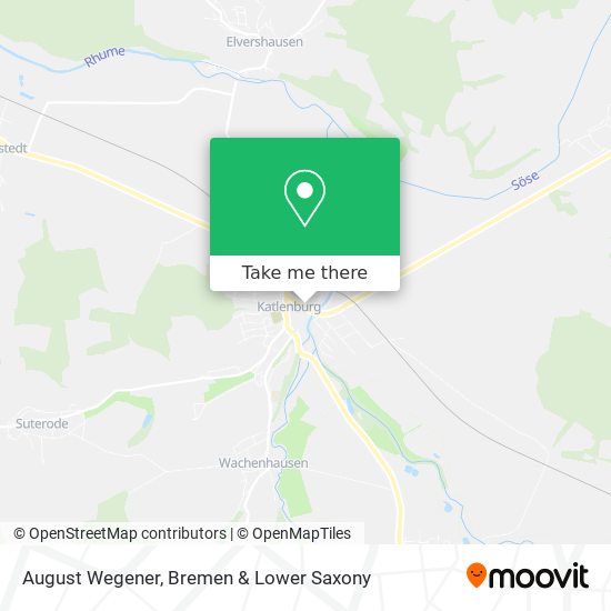August Wegener map