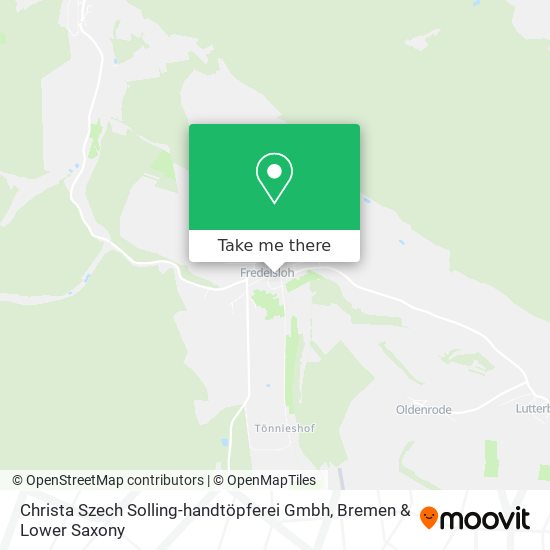 Christa Szech Solling-handtöpferei Gmbh map