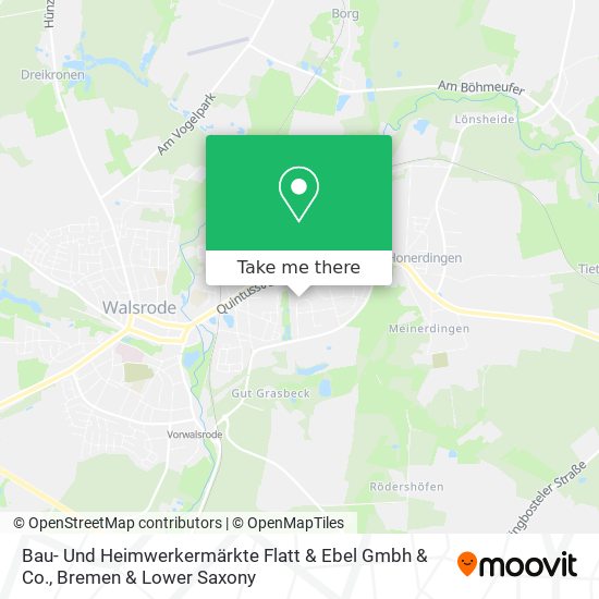 Карта Bau- Und Heimwerkermärkte Flatt & Ebel Gmbh & Co.