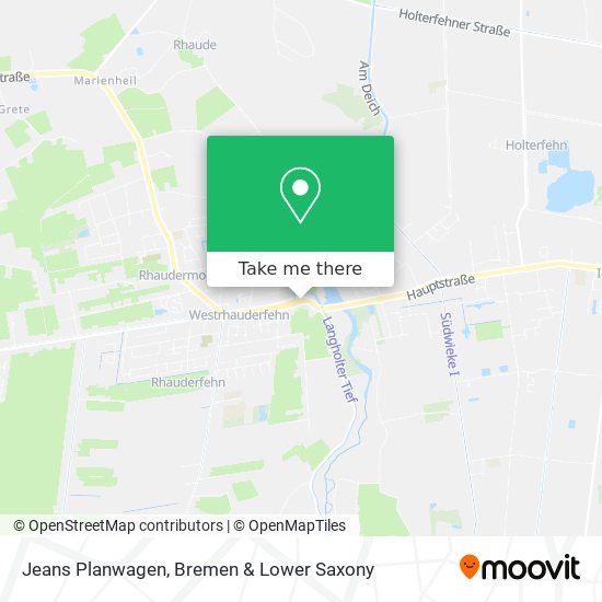 Jeans Planwagen map