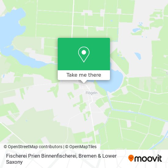 Fischerei Prien Binnenfischerei map