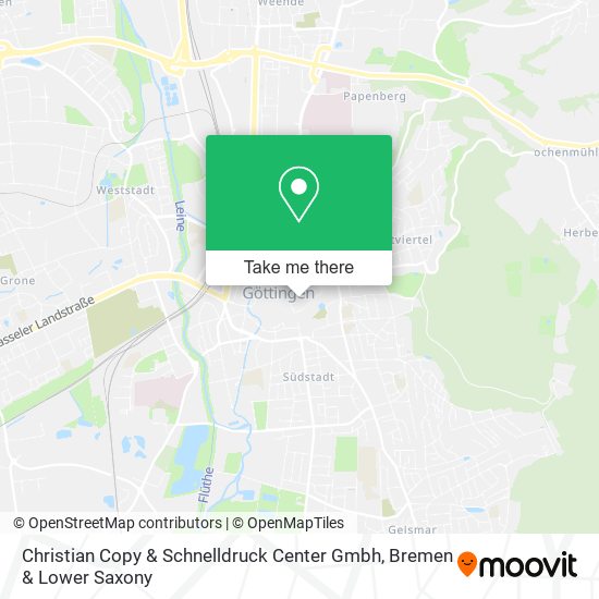 Christian Copy & Schnelldruck Center Gmbh map