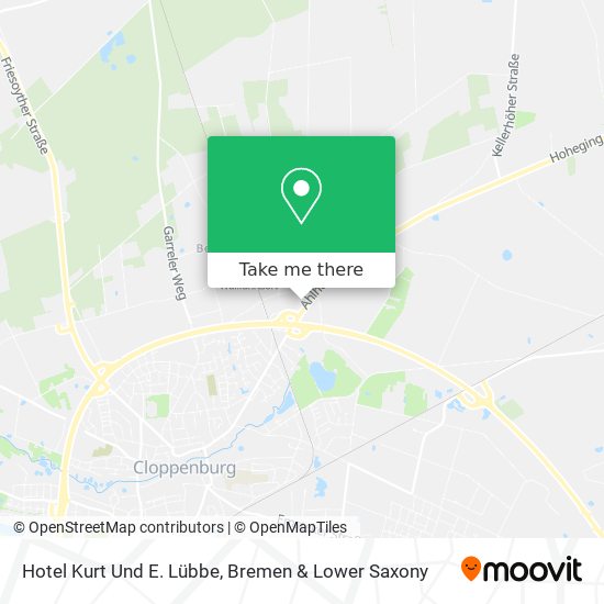 Hotel Kurt Und E. Lübbe map