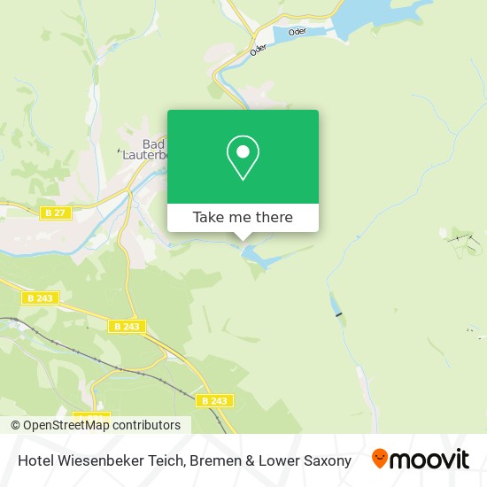 Hotel Wiesenbeker Teich map