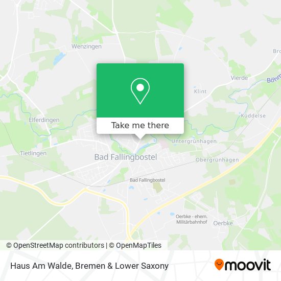 Haus Am Walde map