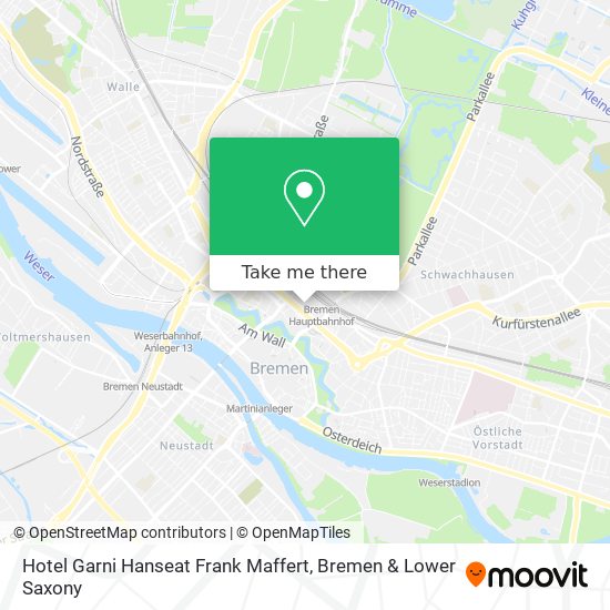 Hotel Garni Hanseat Frank Maffert map