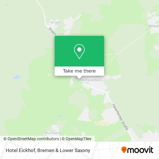 Hotel Eickhof map