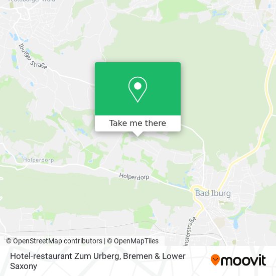 Hotel-restaurant Zum Urberg map