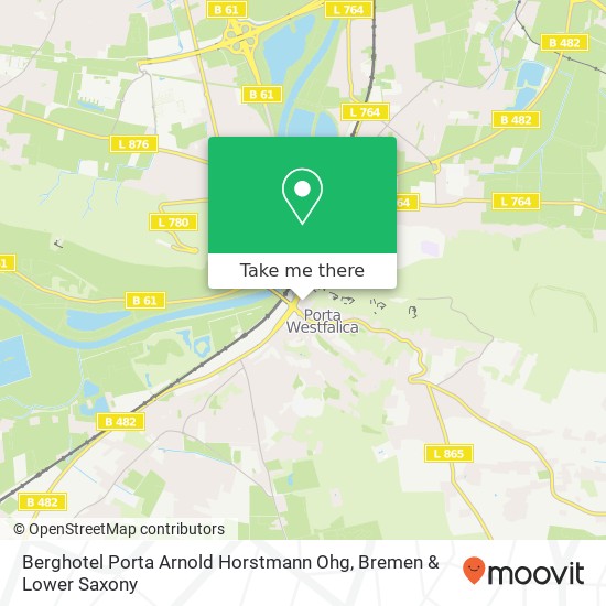 Berghotel Porta Arnold Horstmann Ohg map