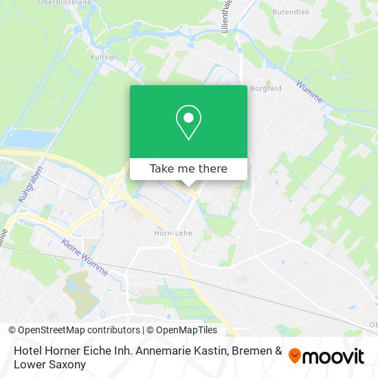 Hotel Horner Eiche Inh. Annemarie Kastin map