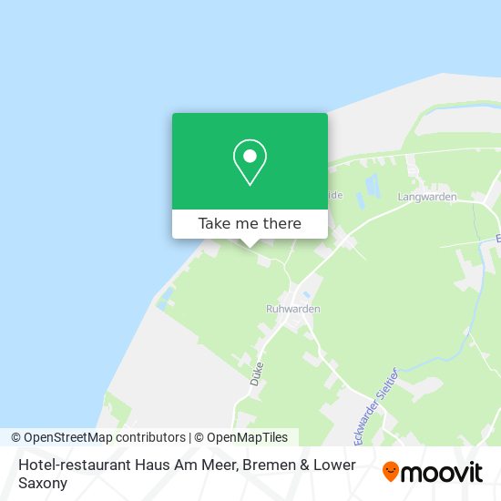 Hotel-restaurant Haus Am Meer map