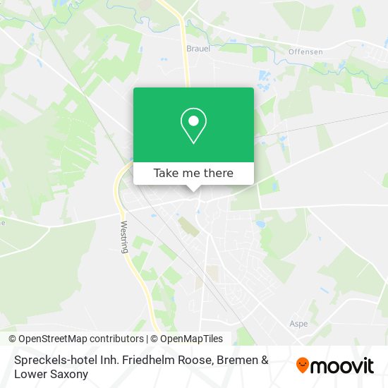 Spreckels-hotel Inh. Friedhelm Roose map