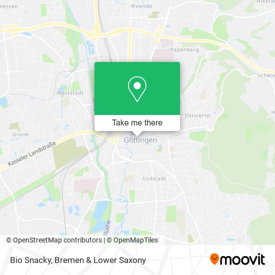 Bio Snacky map